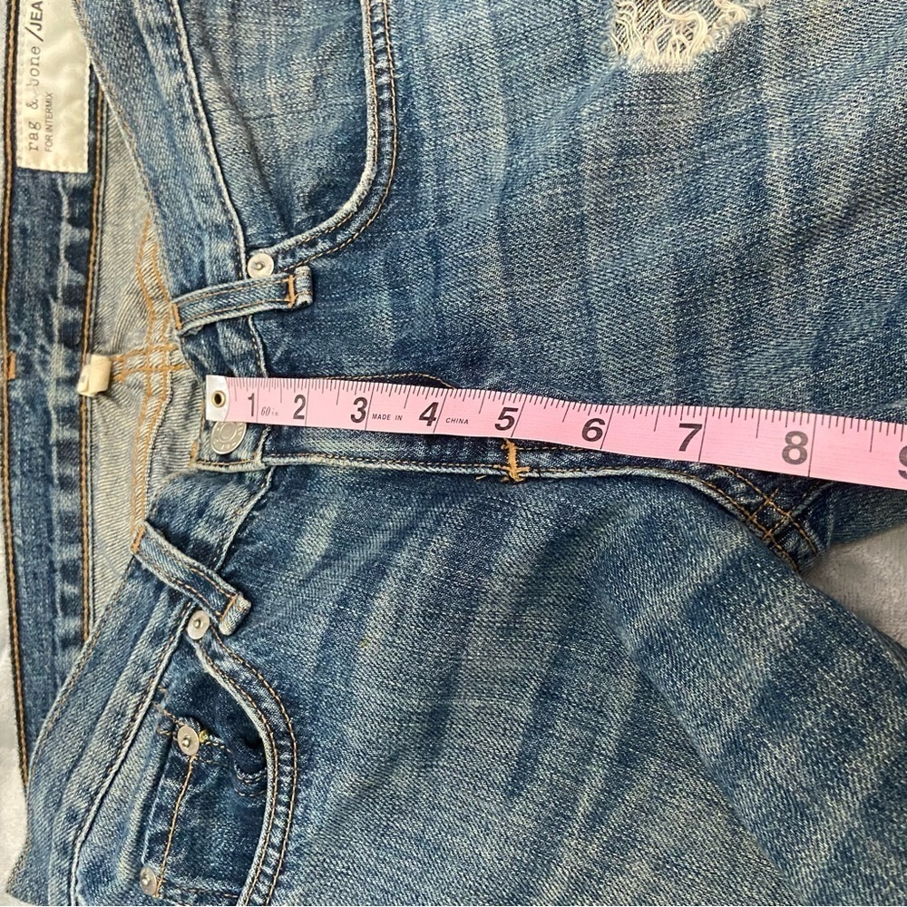 rag & bone/JEAN Boyfriend Buckley Ripped-Knee Jeans 28848 - Picture 9 of 13